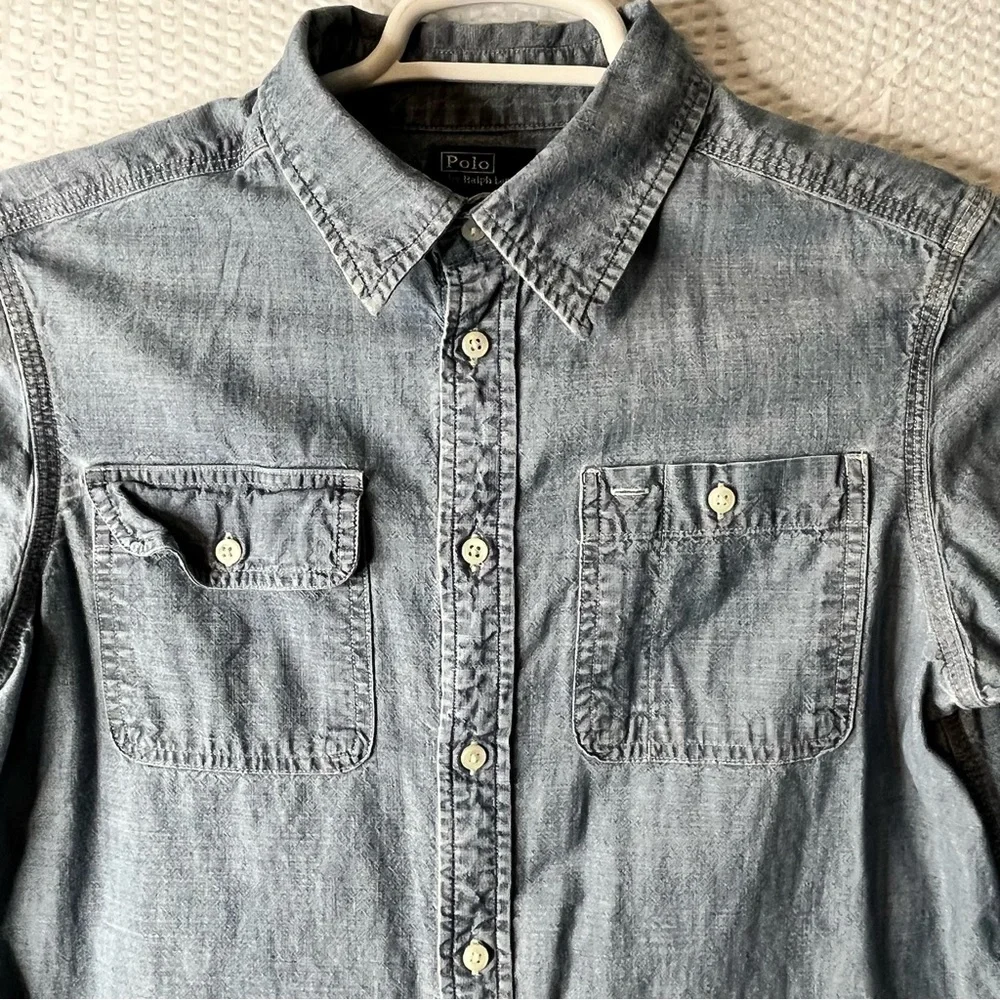 Polo Ralph Lauren Youth Chambray Dress Shirt Size L(14-16)